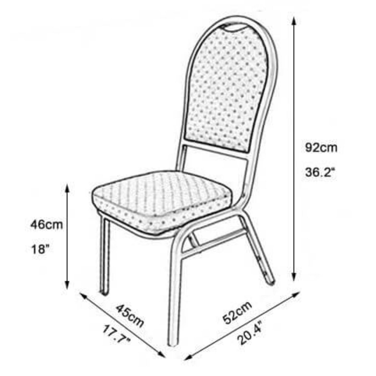 Ornate Damask Jacquard Polyester Banquet Chair Cover Turquoise