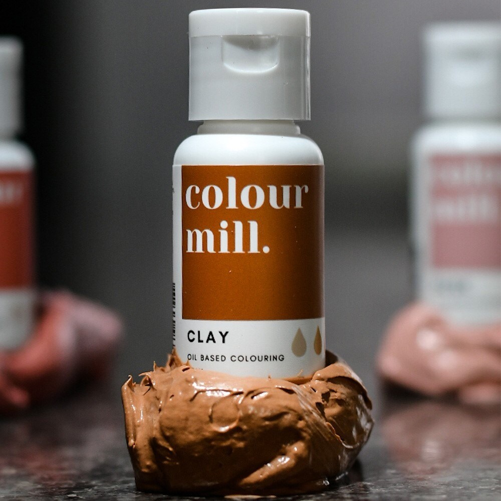 20ml Clay Oil Based Colouring for Buttercream Ganache Cake Batter Fondant Chocolate Use