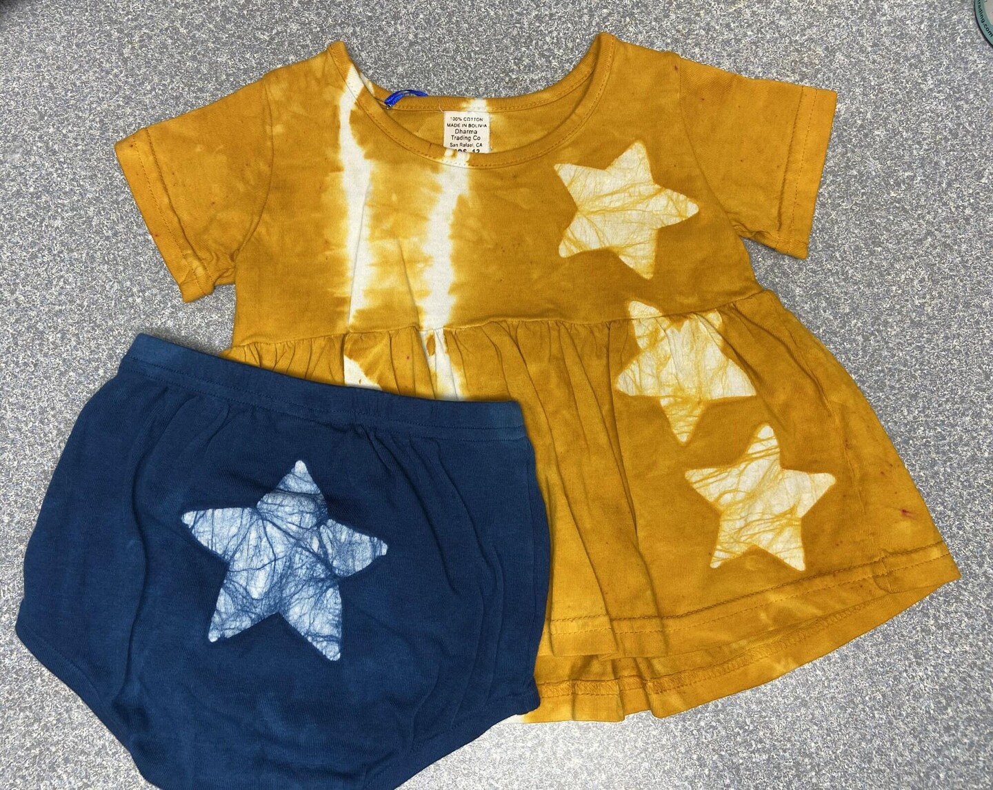 Star Baby Dress, Star Baby Outfit, Baby Girl Outfit, Yellow Baby Outfit,  Yellow Star Baby Dress, First Birthday Gift (12 months) SALE | MakerPlace  by Michaels