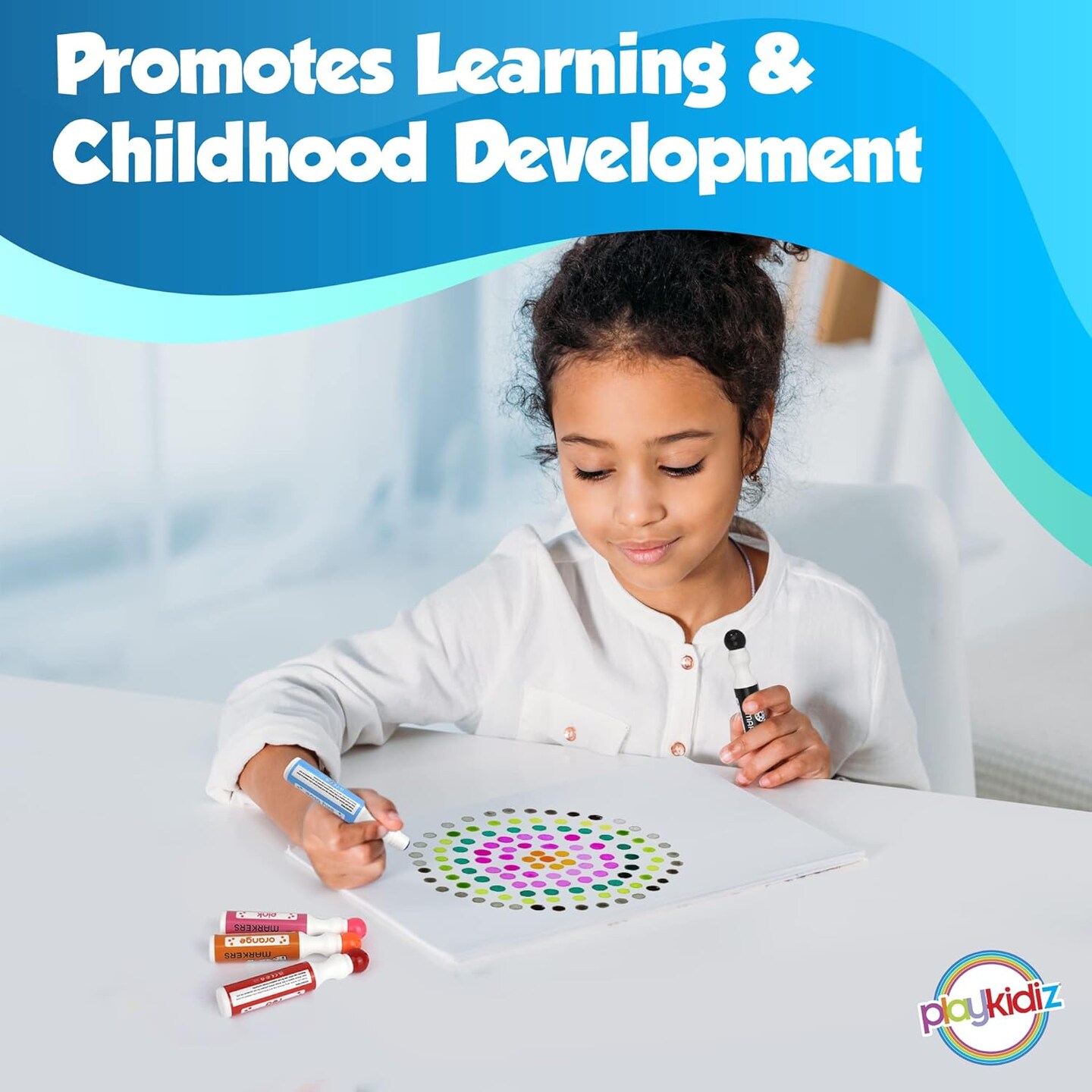Washable Dot Markers for Toddlers