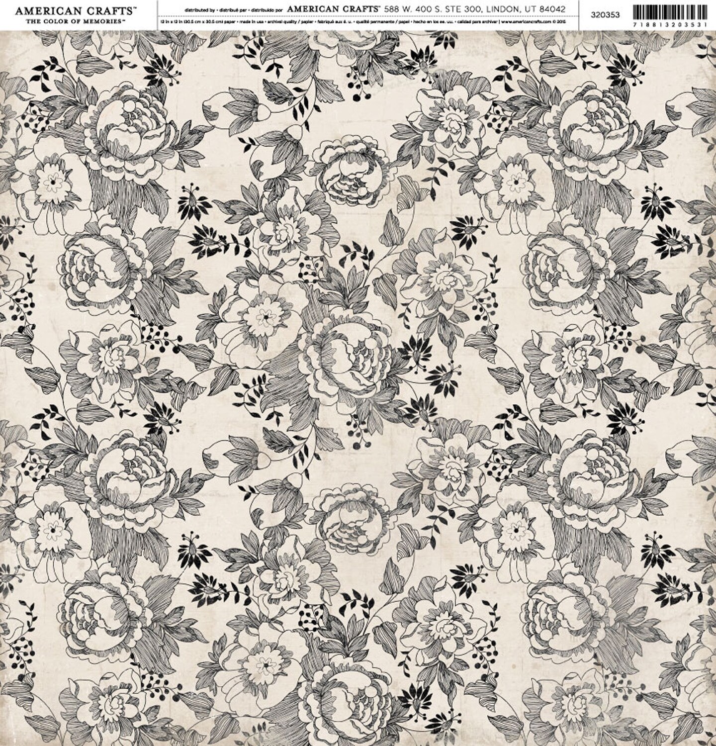 American Crafts Brands Everyday Cardstock 12&#x22;X12&#x22;