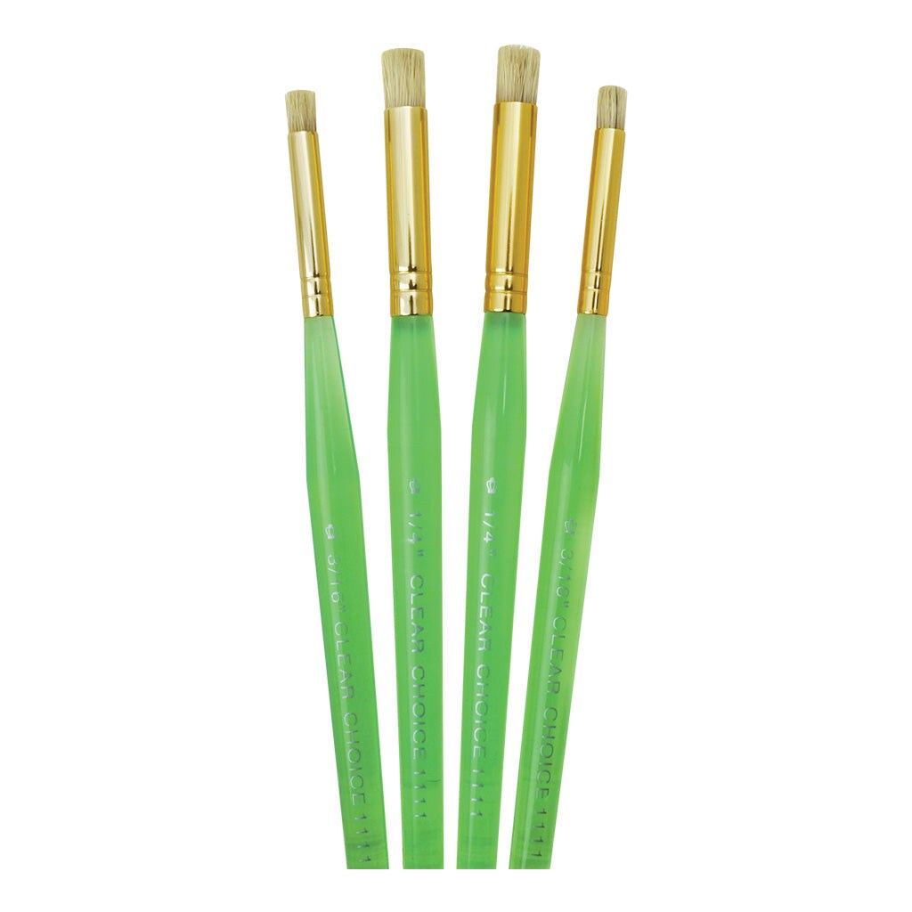 CLSTEN-3 | Clear Choice™ 4pc Standard Stencil Brush Set