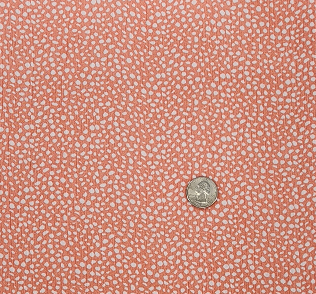 1 Yard Rayon Crinkle Peach or Ivory Woven Fabric, 50/52″ Wide 100% Rayon