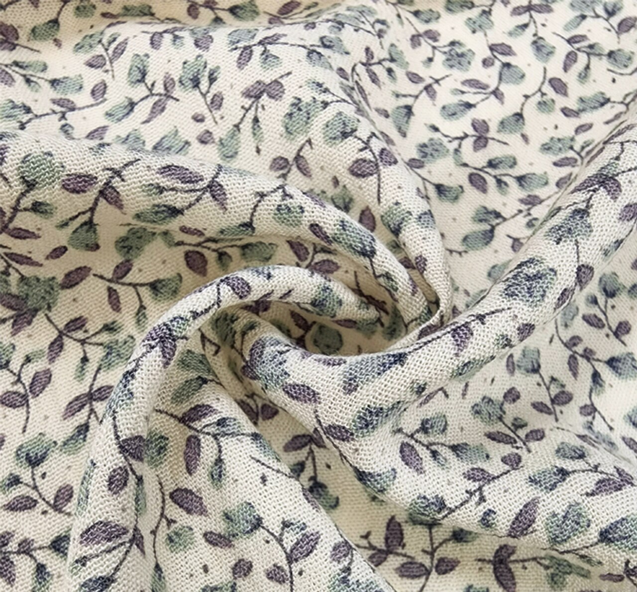 1 Yard Ivory Desert Sage Rayon Crepon Fabric Lightweight Woven Textured Pleated Apparel 50/52&#x22; Wide