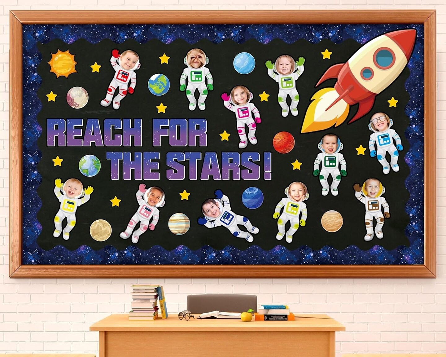 Outer Space Bulletin Board Decoration Set Space Themed Classroom Decor