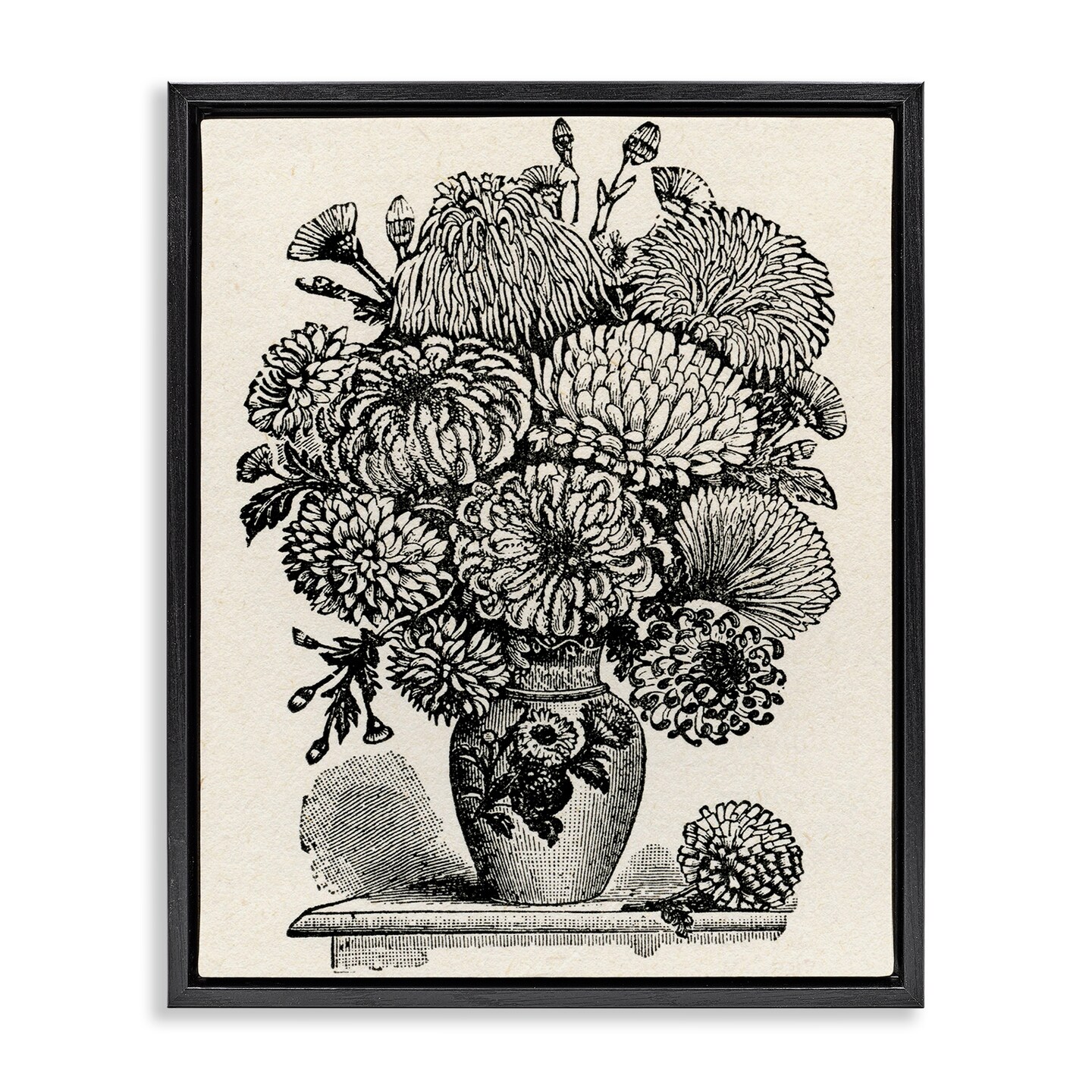 Stupell Industries Past Flowers Bouquet Floating Frame, design by Karen Smith