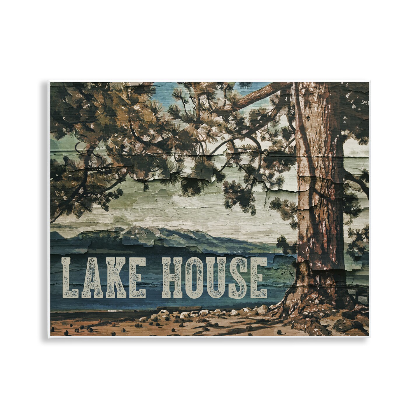 Stupell Industries Rustic Lake House View Wall Plaque, design by Sophie 6