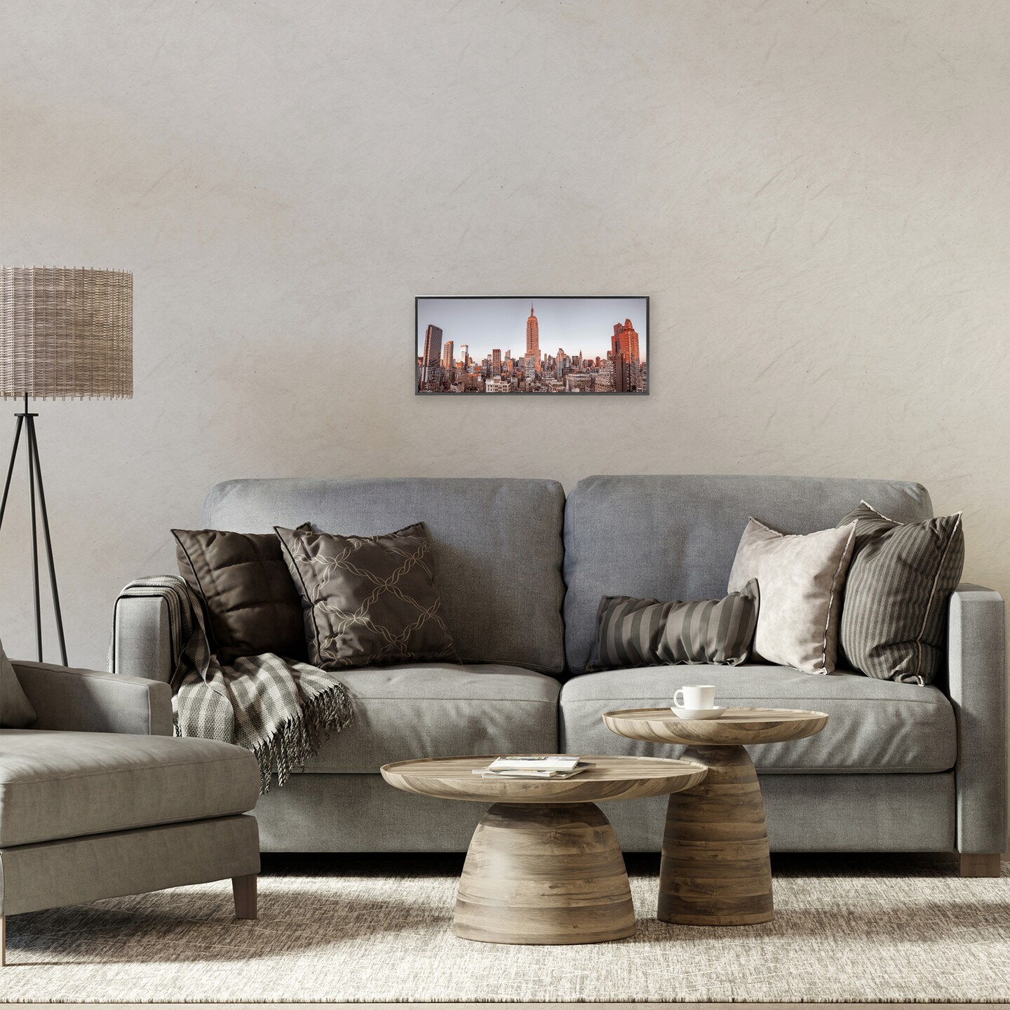 Stupell Industries New Day New York City Framed Giclee, design by Assaf Frank