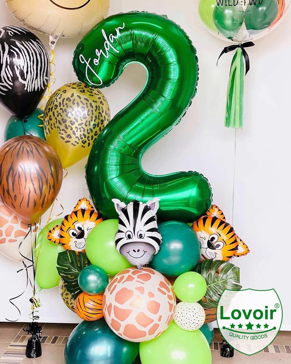 Dark Green 21 Number Balloons, 40 Inch Giant Number 21 Balloons Foil Mylar Helium Dark Green(Double Number Dark Green 21)
