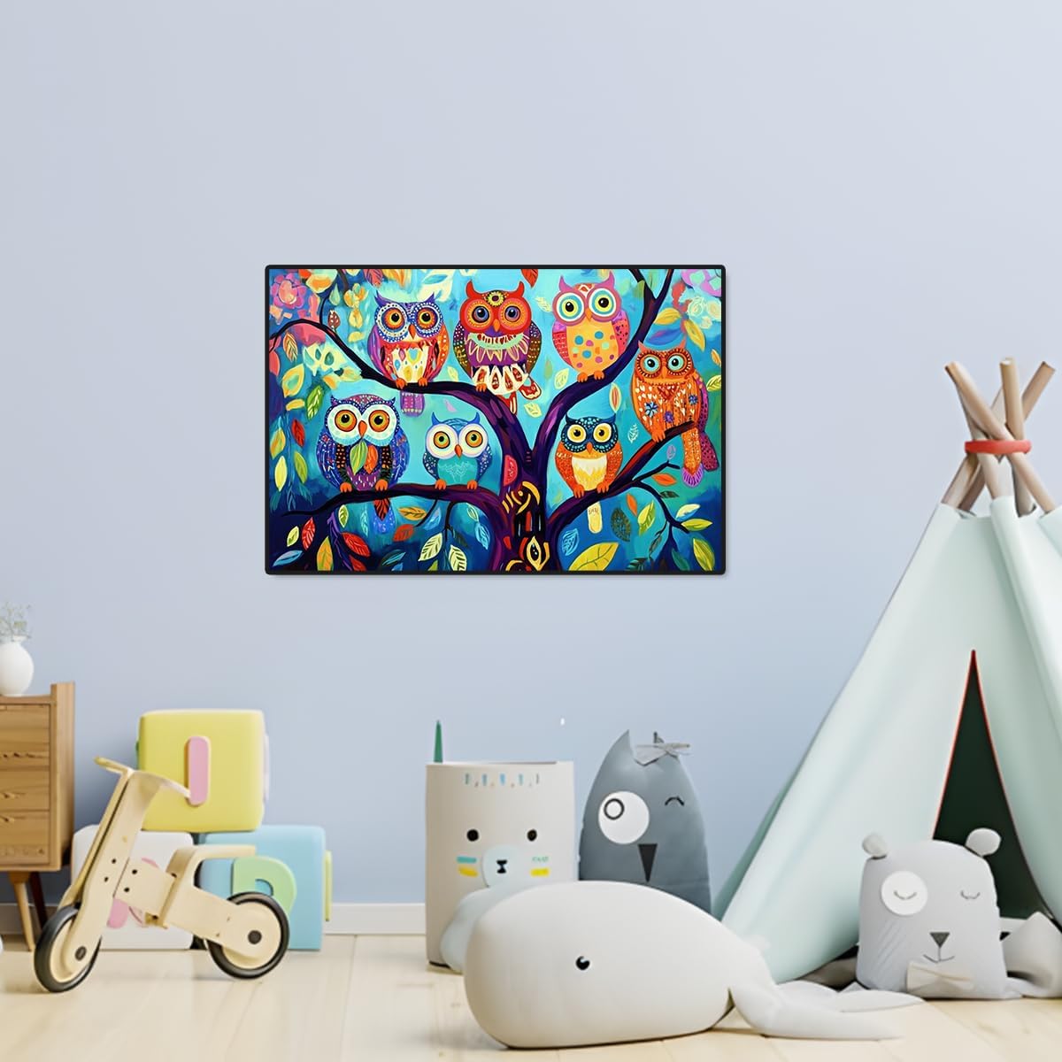 Owls Diamond Painting Kits for Adults(Owls)16 x 12 x 0.1 inches