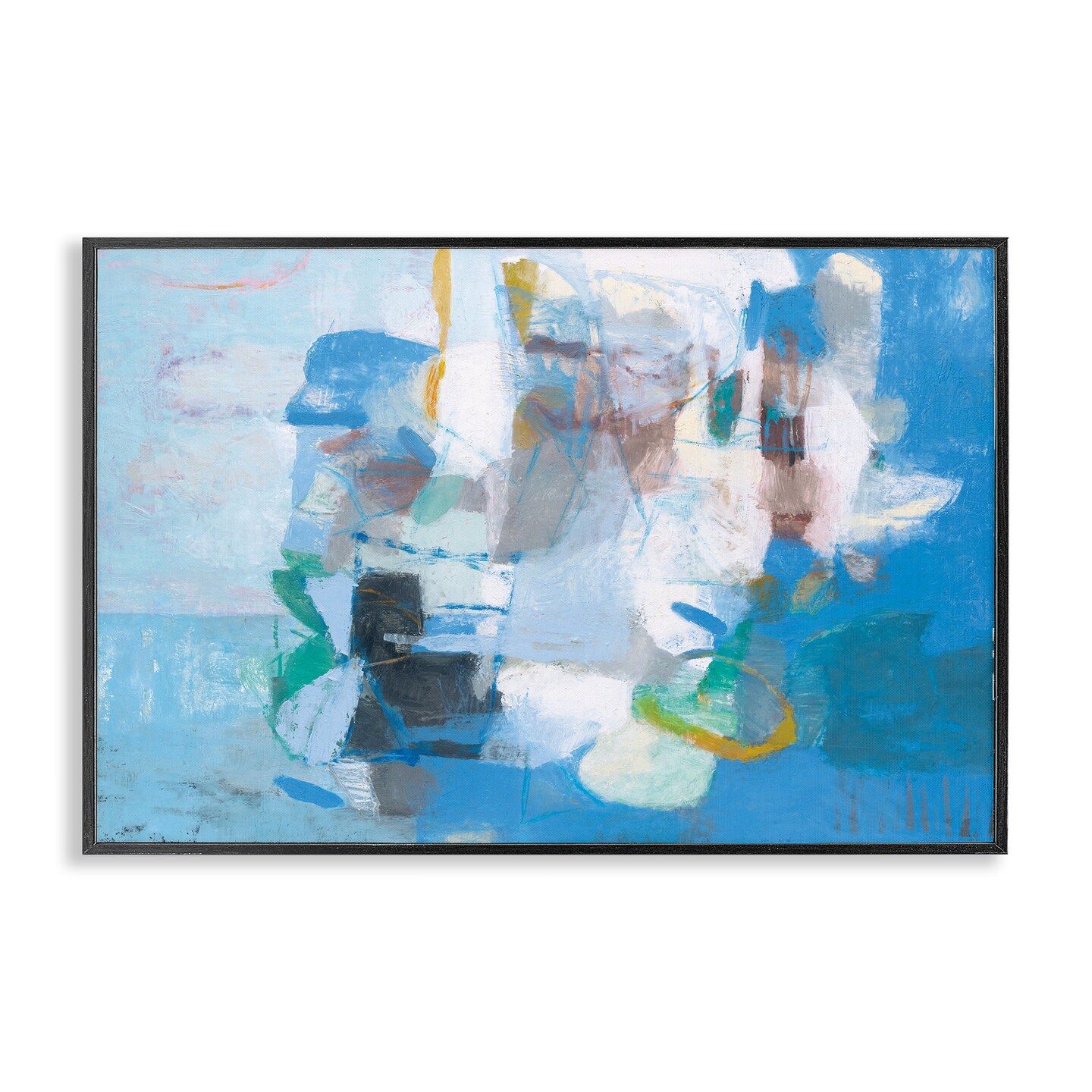 Stupell Industries Shift In Perspective Abstraction Framed Giclee, design by Jennifer Cummings