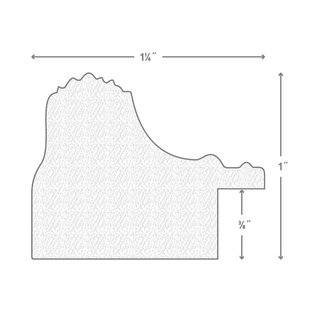 16x20 Regence 1.25 Wood Moulding, Wall Display Frame for Art, Posters, or Photos wallsthatspeak