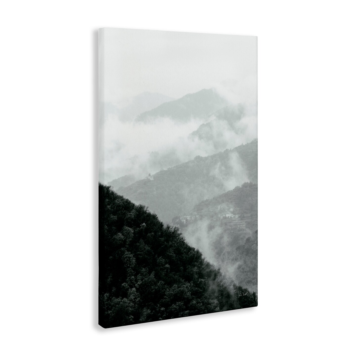 Stupell Industries Morning Mist Forest Canvas, design by Deborah Revell