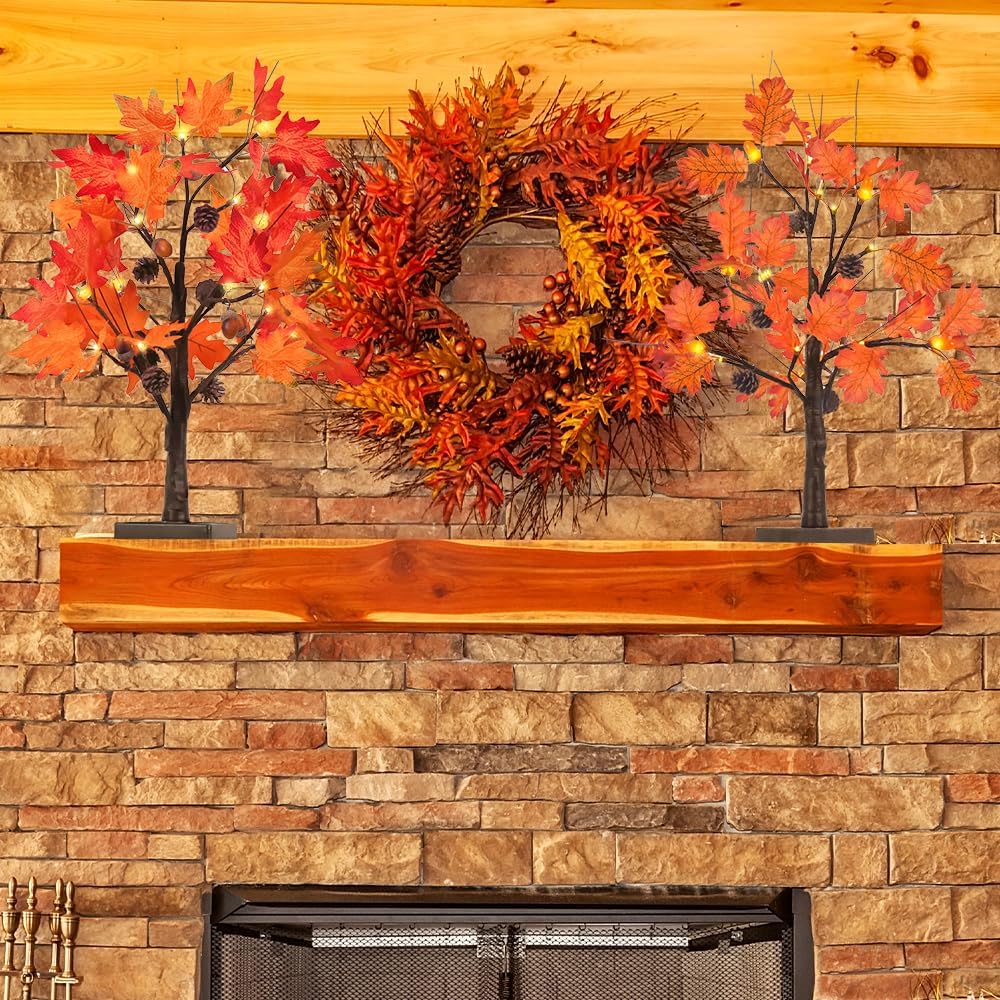Fall Decorations for Home (2pcs Fall Tree)