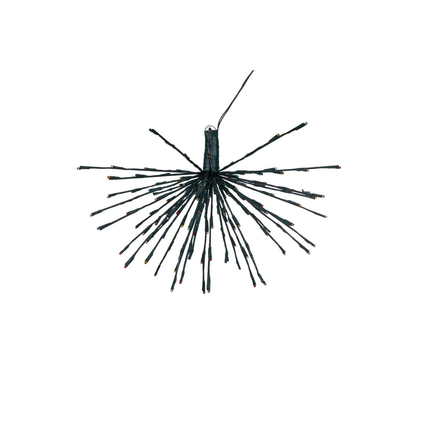 Vickerman 160Lt x 24" Green Starburst Multi-Colored 5mm LED Lights.