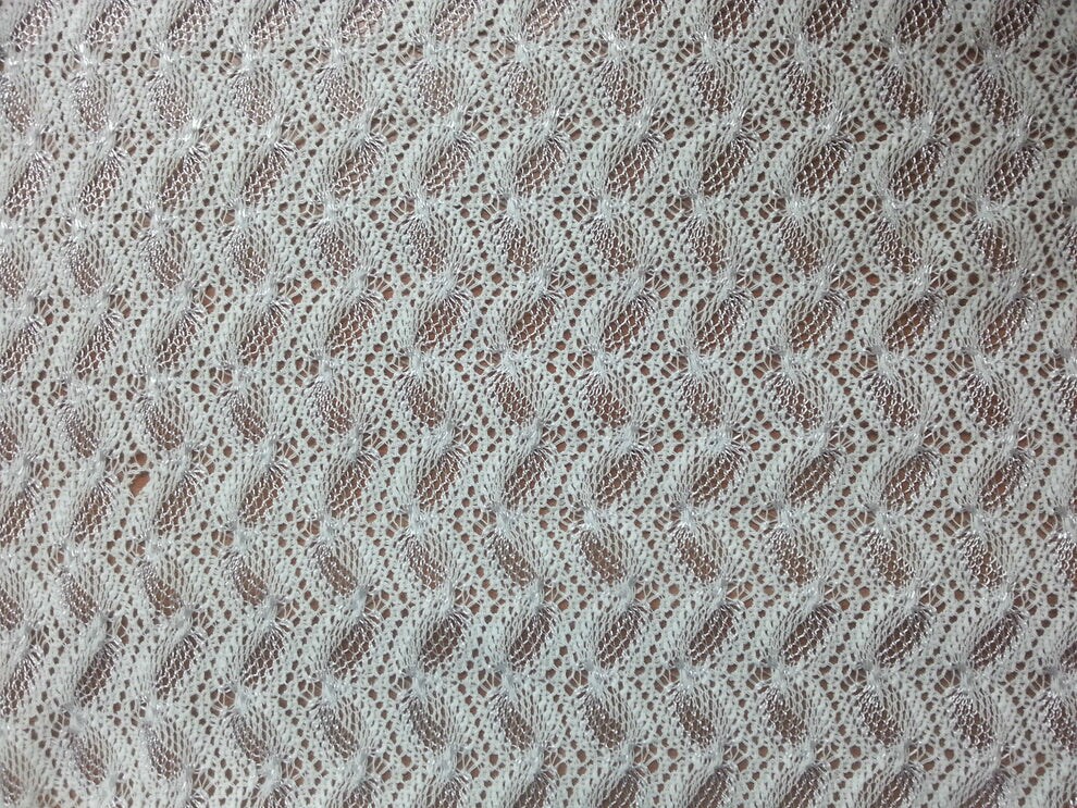1 Yard White Cotton Crochet Lace Trim Style 6000 for Dresses, Curtains, Crafts, and Décor