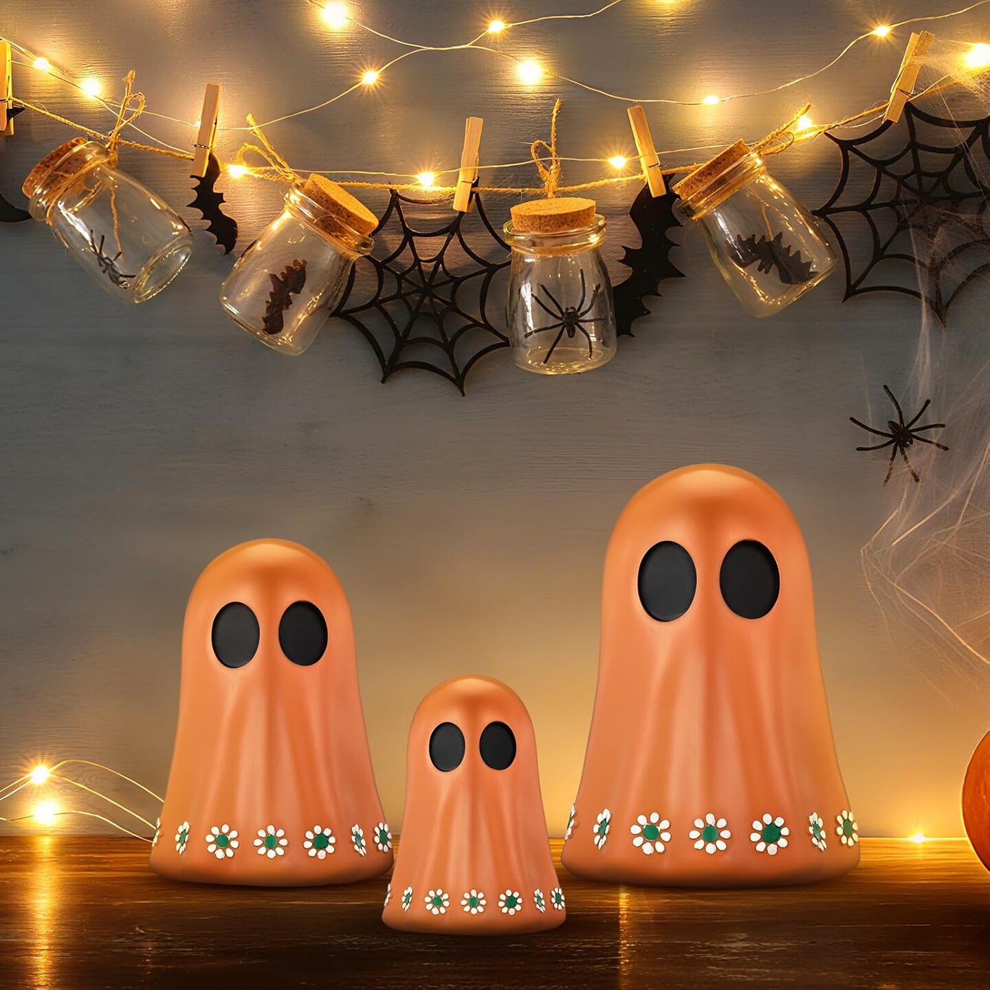 3 Pcs Day of The Dead Resin Mexican Ghost (Multicolor) | Michaels