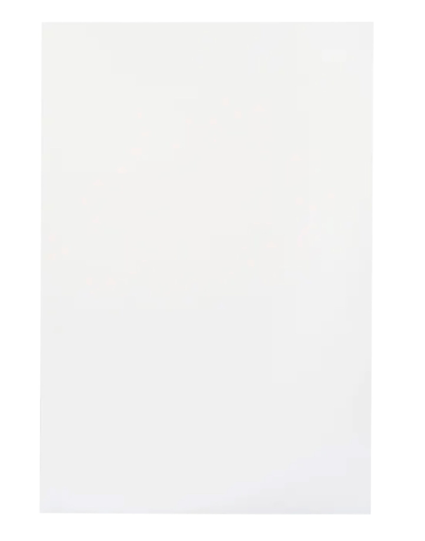 School Smart Folding Bristol Board, 24 x 36 Inches, White, Pack of 100