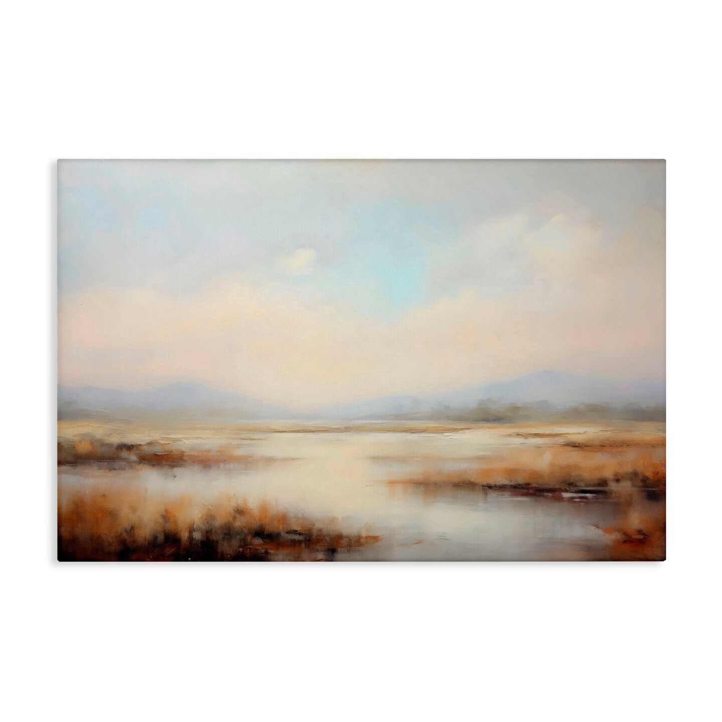 Stupell Industries Misty Wetlands Landscape Canvas, design by LSR Creative Studio