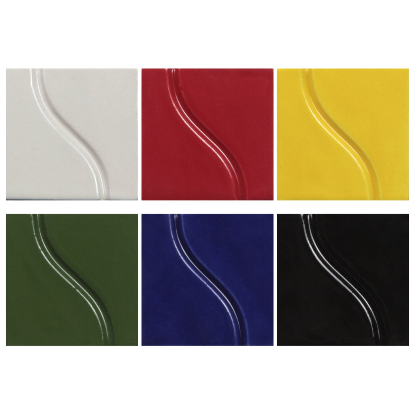 Sax True Flow Gloss Glaze Set, Assorted Colors, Set of 6 Pints