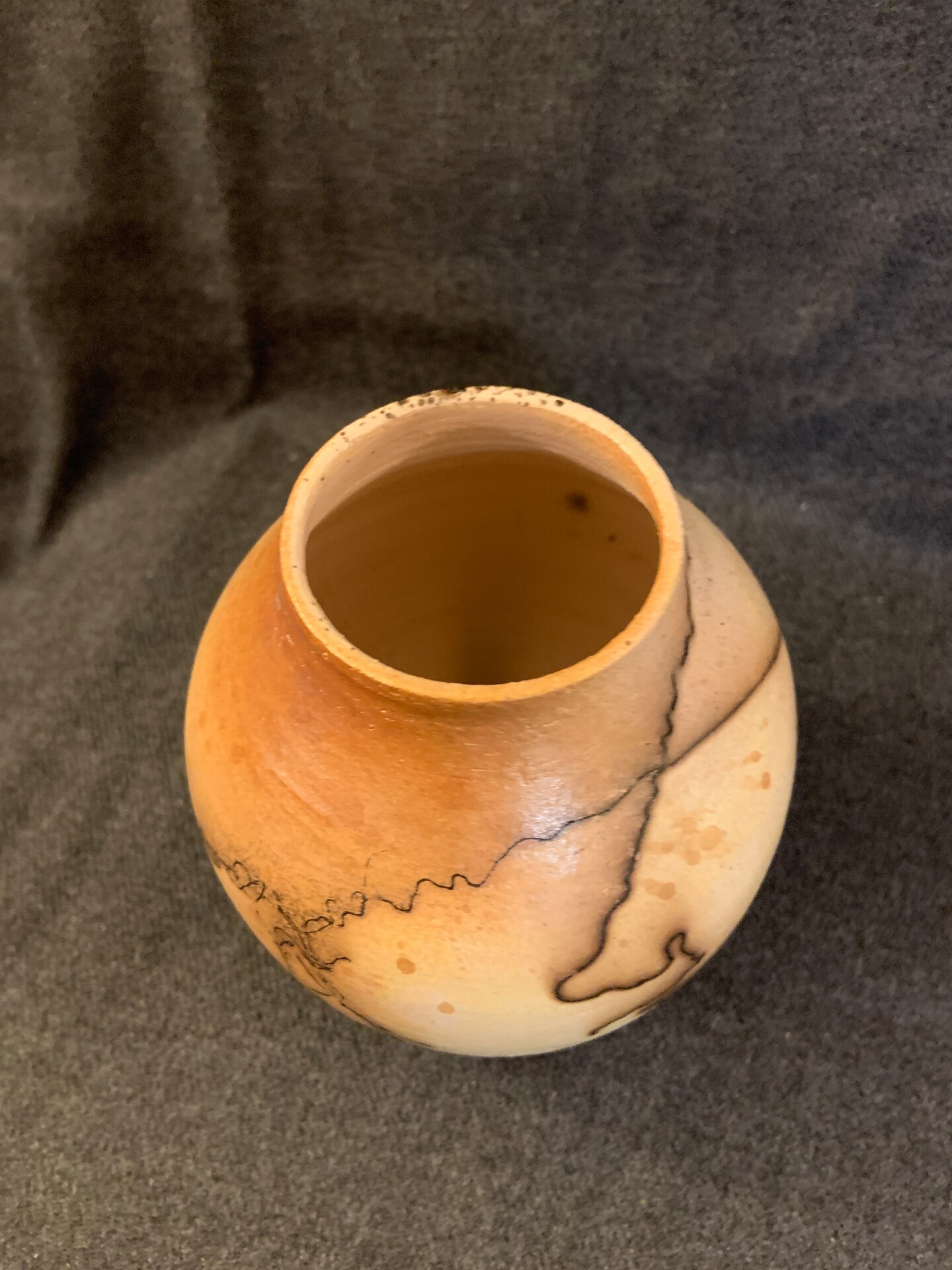【週末セール】廃盤  markku salo フラワーベース Horse Hair Raku Vase | MakerPlace by Michaels