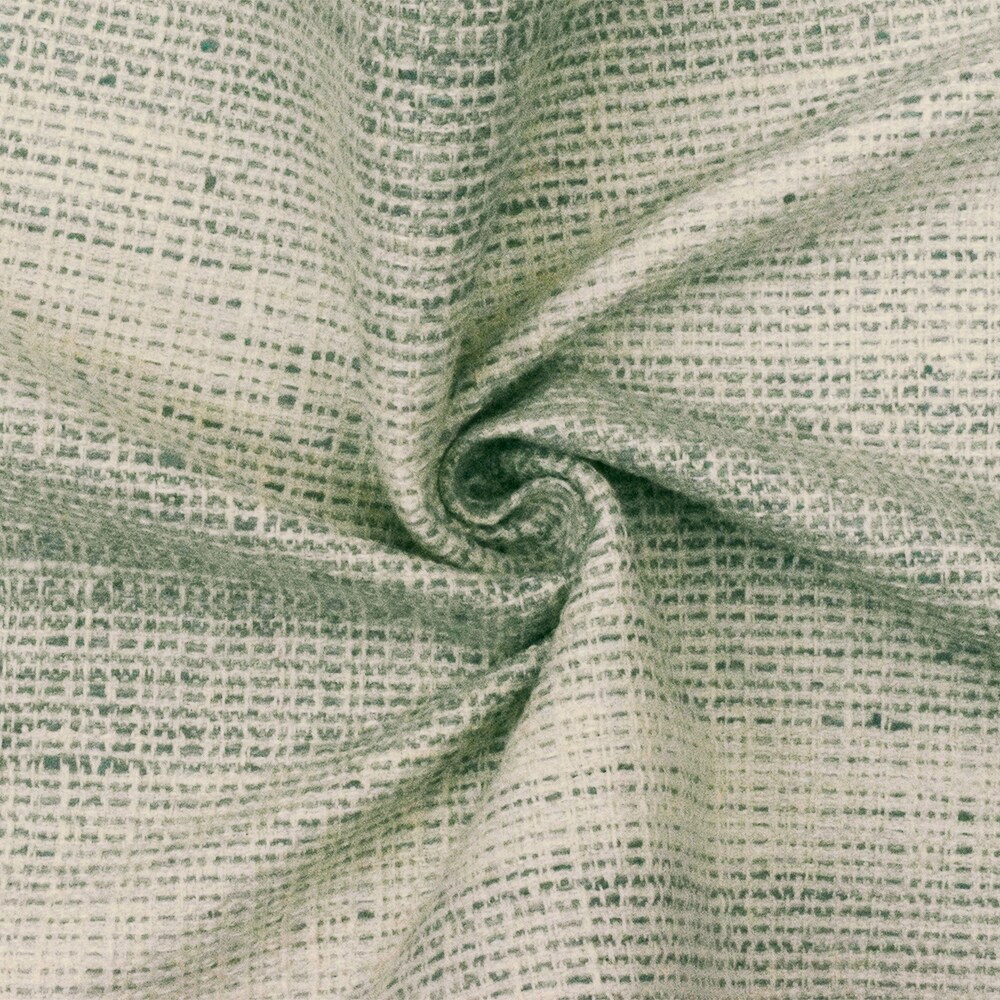 Teal-Ivory Texture Rayon Poly Slubbed Dobby Woven Home Decorating Fabric By the Yard
