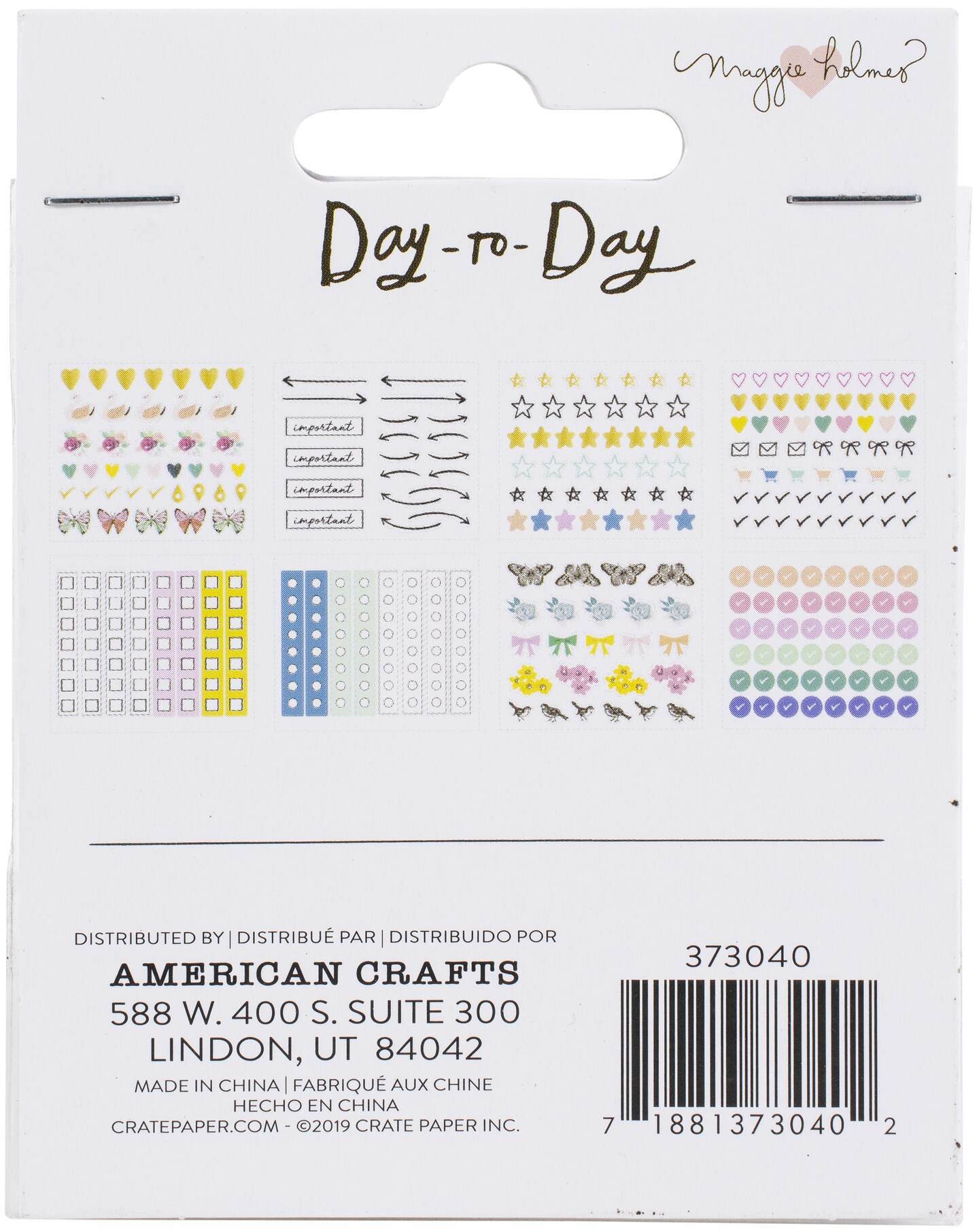 Maggie Holmes Day-To-Day Planner Mini Sticker Book 249/Pkg-Book 3