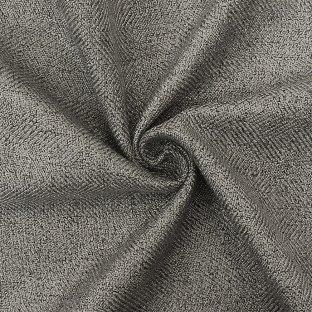 Tonal Gray Maze-Like Twill Woven Home Decorating Fabric By the Yard