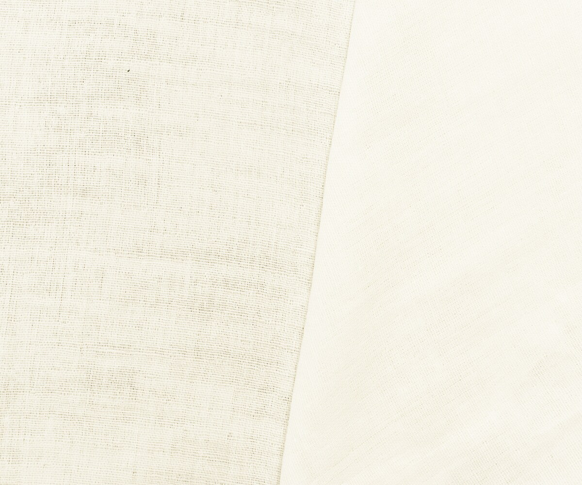 White Cotton Double Gauze Woven Fabric By the Yard