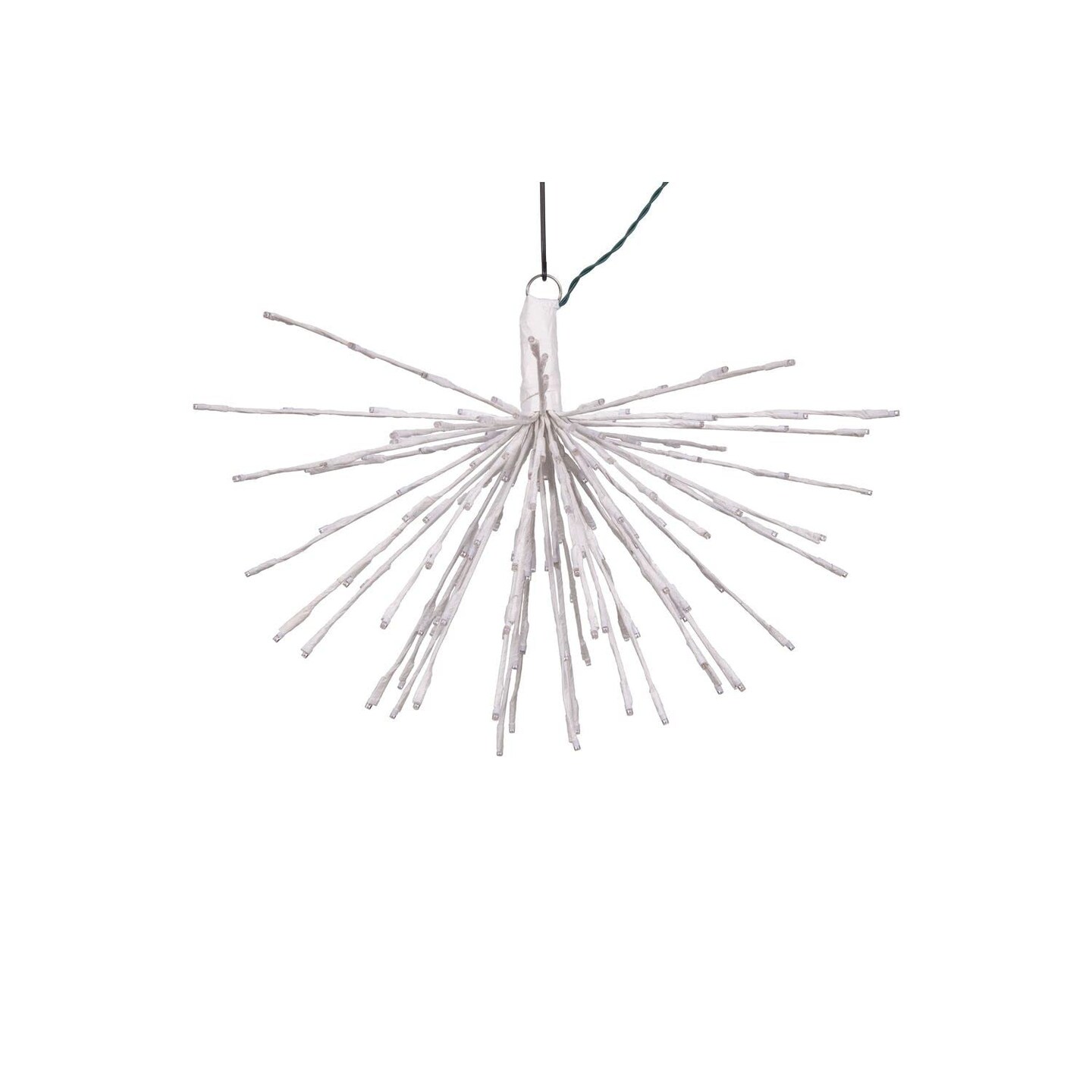 Vickerman 160Lt x 24" White Starburst Pure White 5mm Twinkle LED Lights.