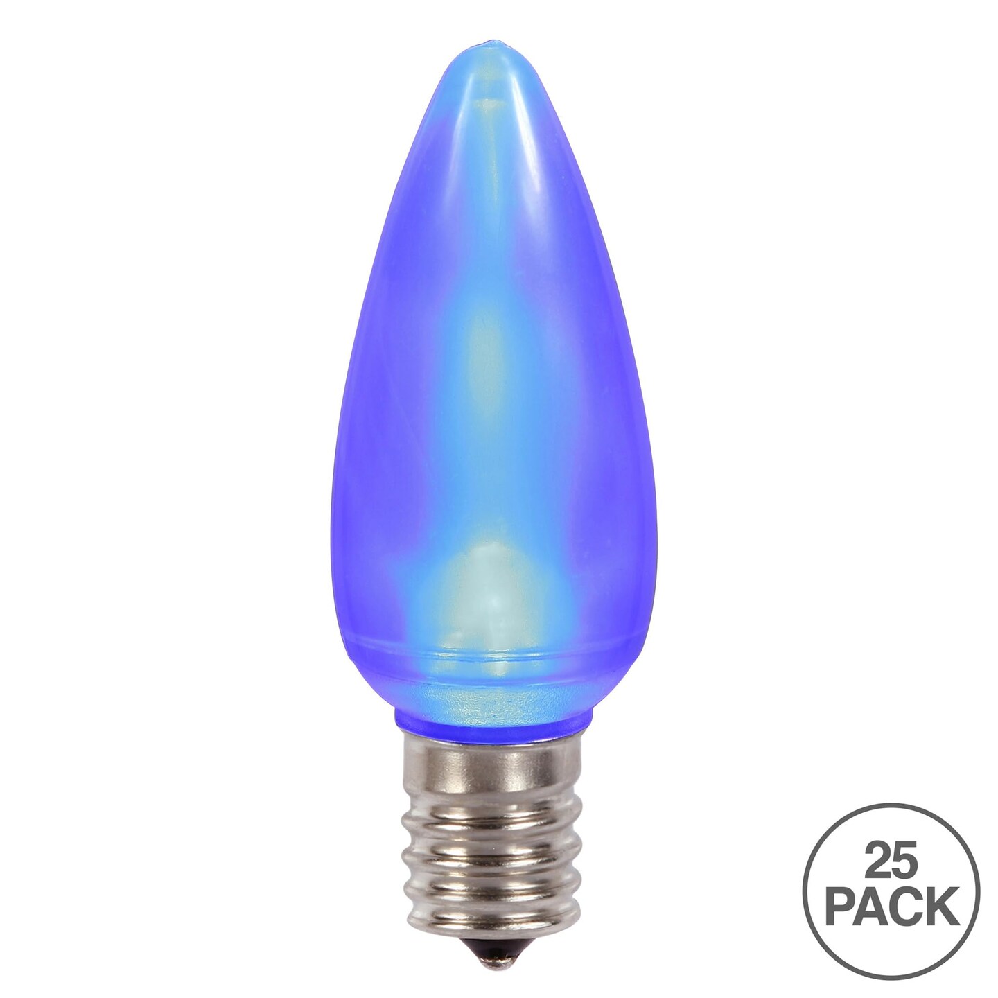 Vickerman C9 Ceramic LED Blue Twinkle Bulb 25/Box - XLEDSC92T-25