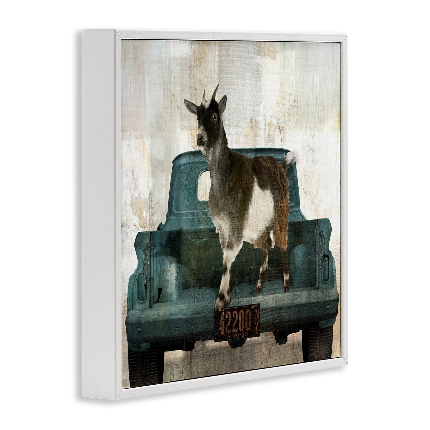 Stupell Industries Rustic Goat Vacation Framed Giclee, design by Sophie 6