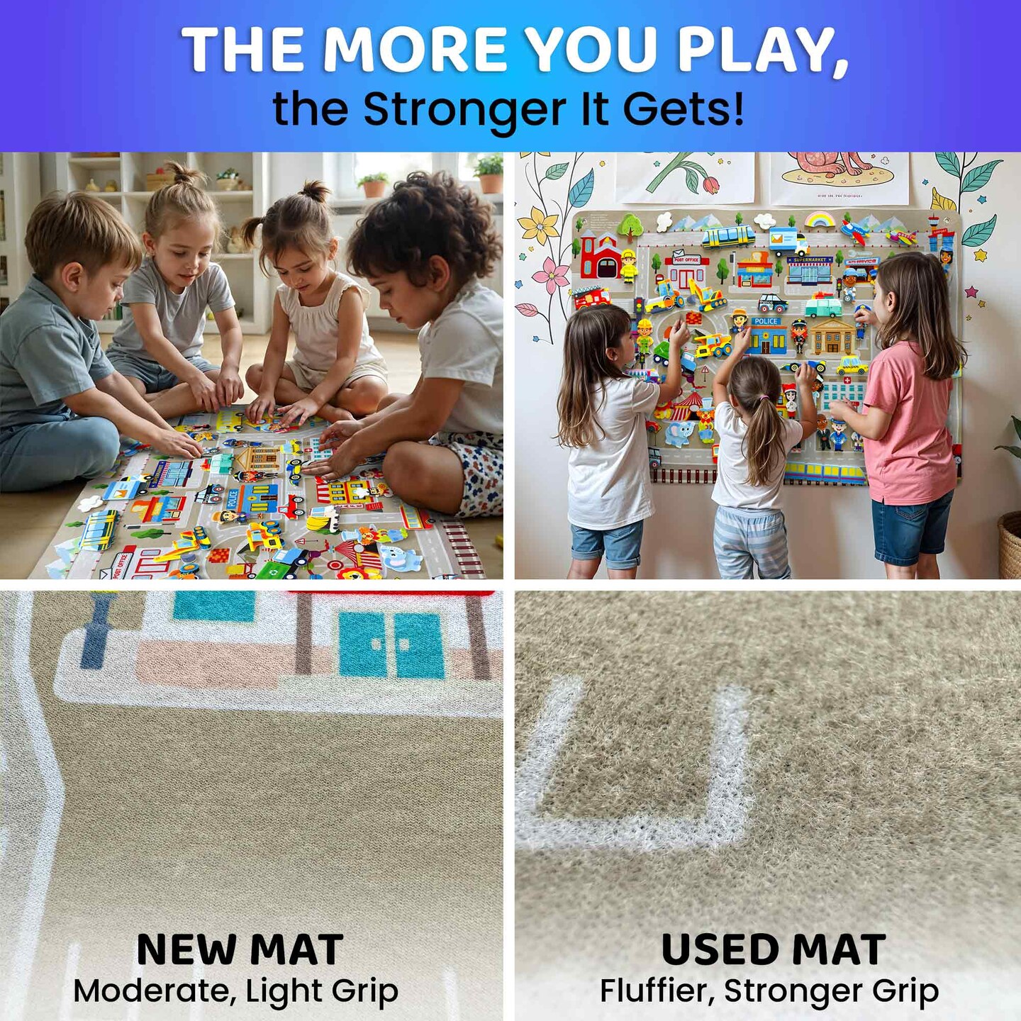 Felt Board City for Kids | Educational Flannel Toy