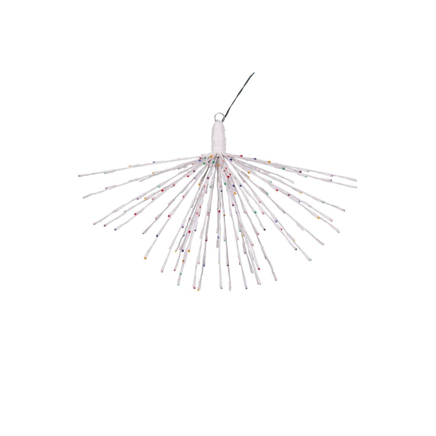 Vickerman 240Lt x 32" White Starburst Multi-Colored 5mm LED Lights.