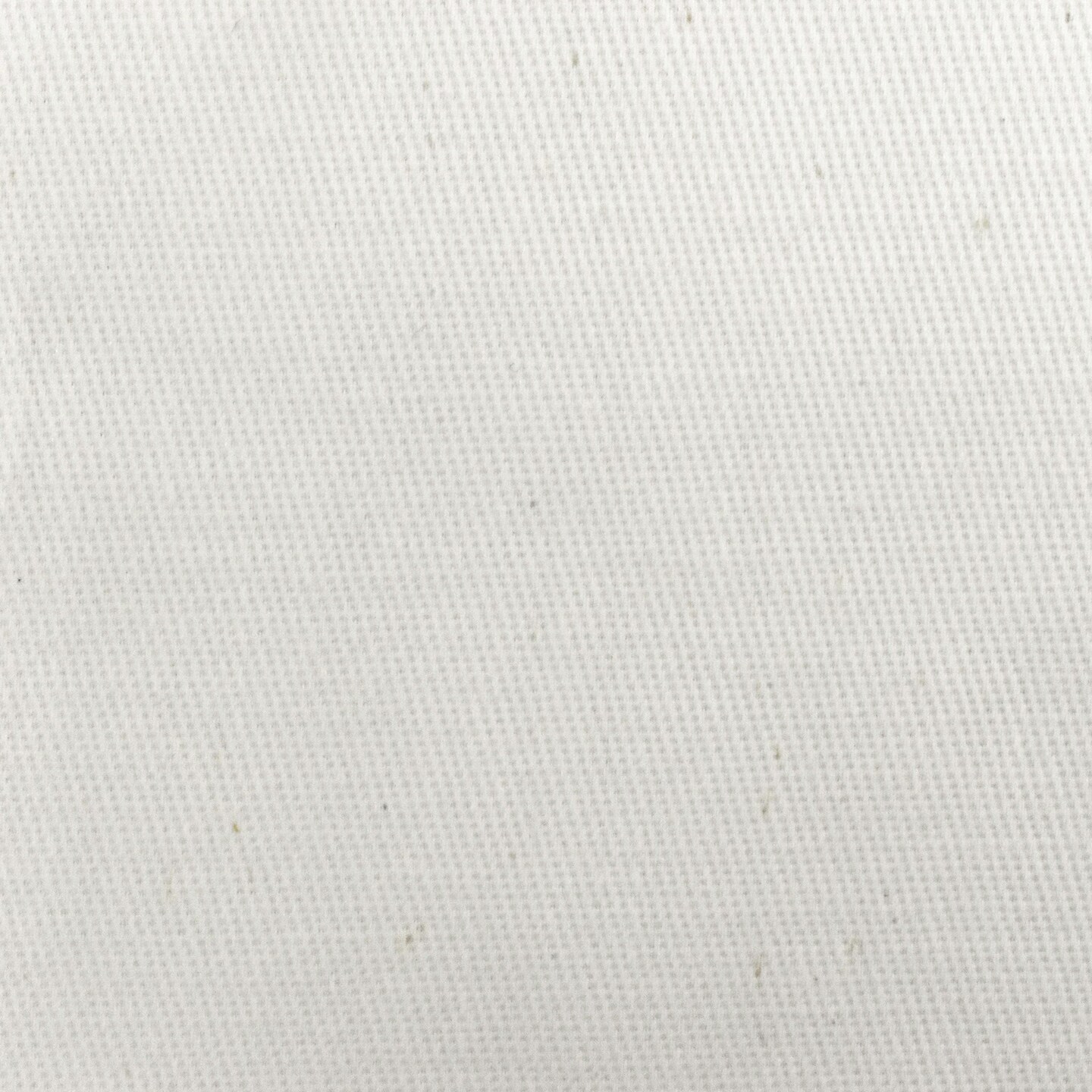 Natural Ivory Organic Cotton Twill Woven Fabric By the Yard