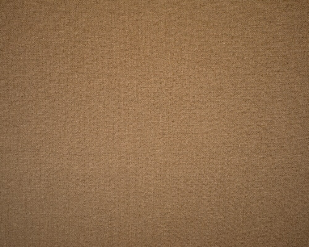 Brown Linen-Cotton Blend Crinkled Double Woven Fabric By the Yard