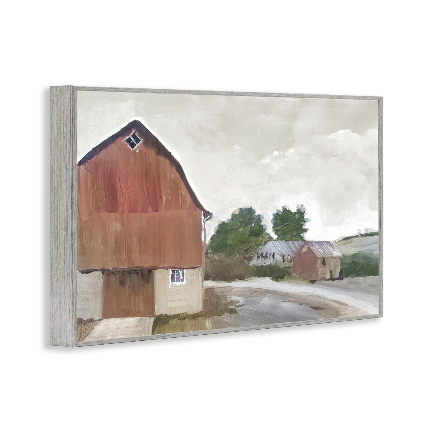 Stupell Industries Grace Farm Barn View Framed Giclee, design by Errico & Slyp