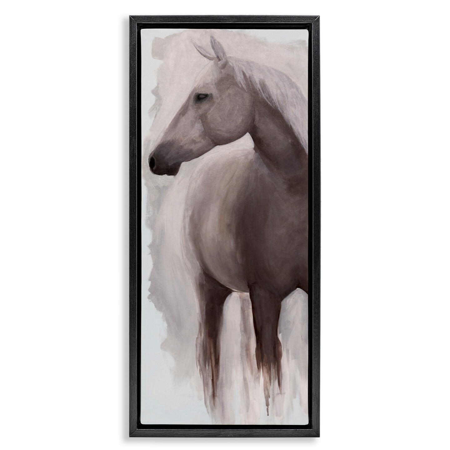 Stupell Industries Graceful Standing Horse Floating Frame, design by Jelena Petric