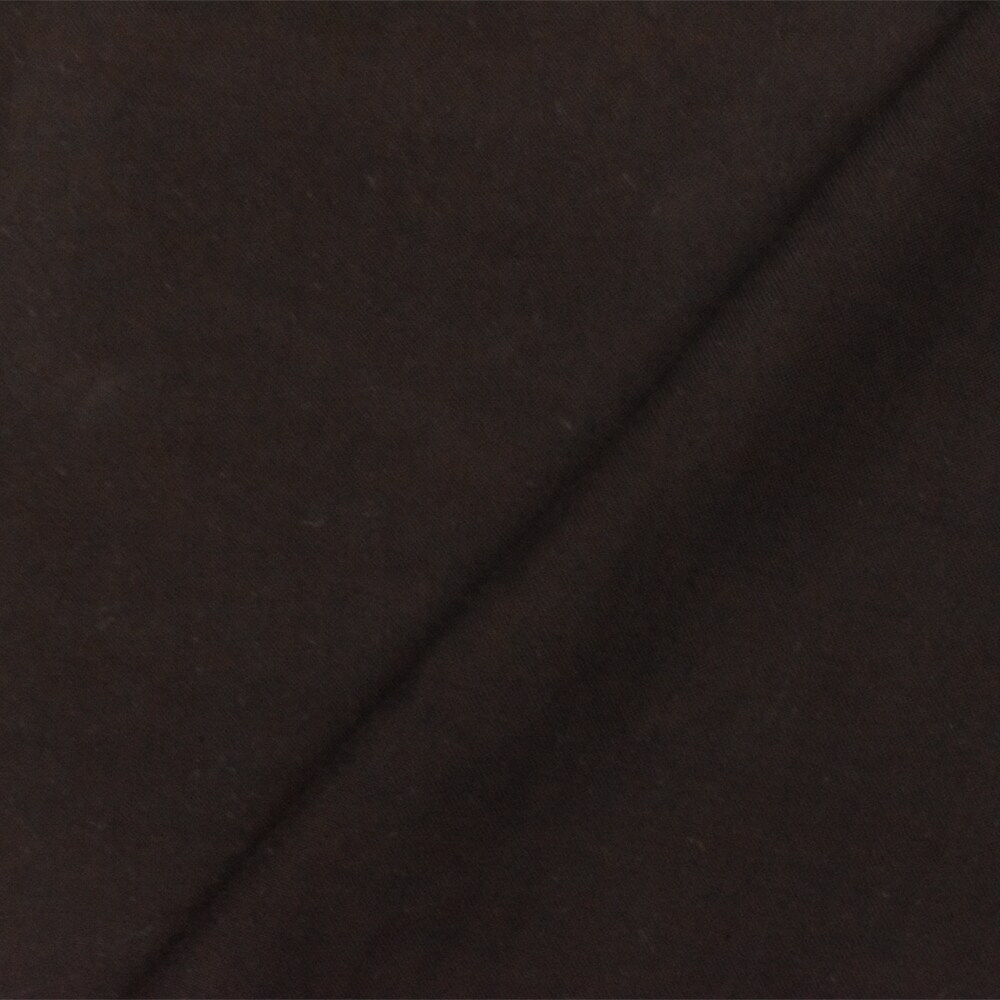 Dark Brown Solid Rayon Challis Woven Fabric By the Yard