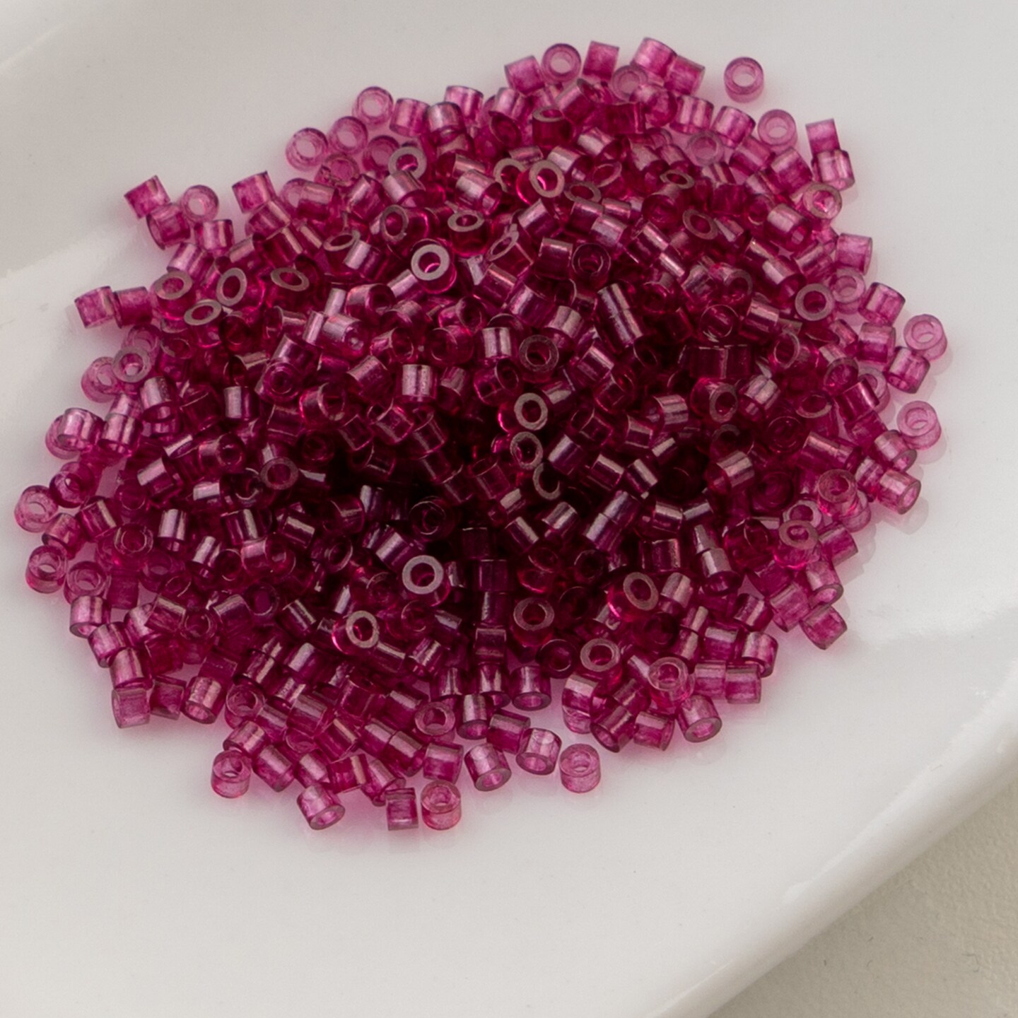 John Bead Transparent Finish Cylin Beads 11/0 Glass Cylindrical Seed Beads, 25g