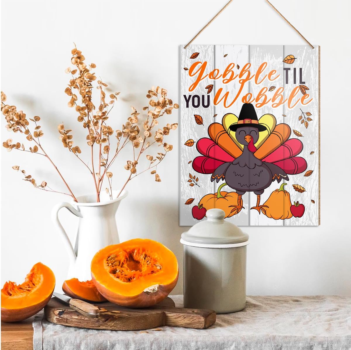 Thanksgiving Decorations Hanging Sign(J6)