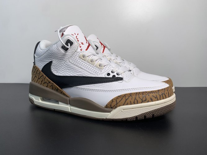 Travis Scott x Nike Air Jordan 3 Tan Brown | MakerPlace by Michaels