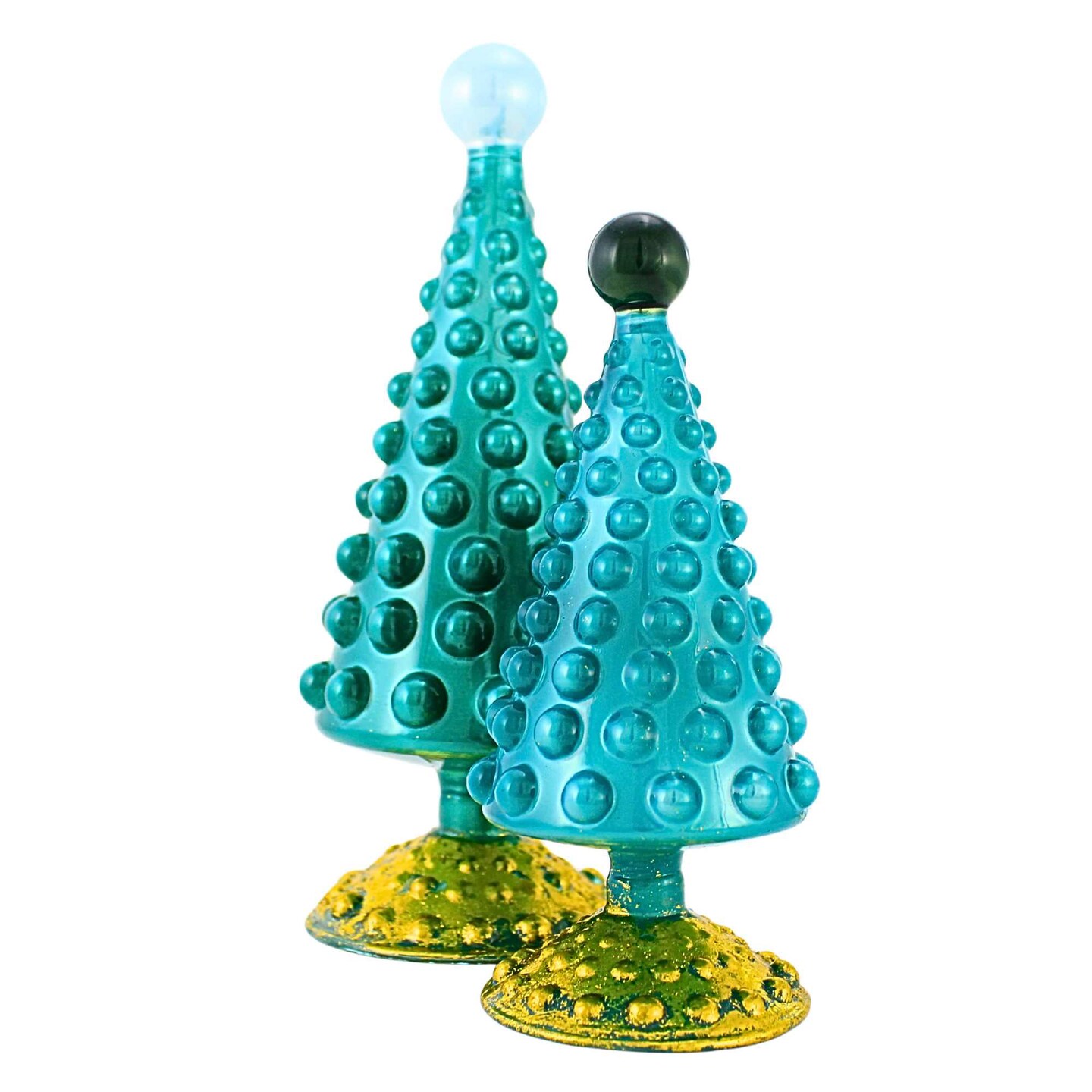 Cody Foster 8.0 Inch Mid-Century Modern Tree Teal Christmas