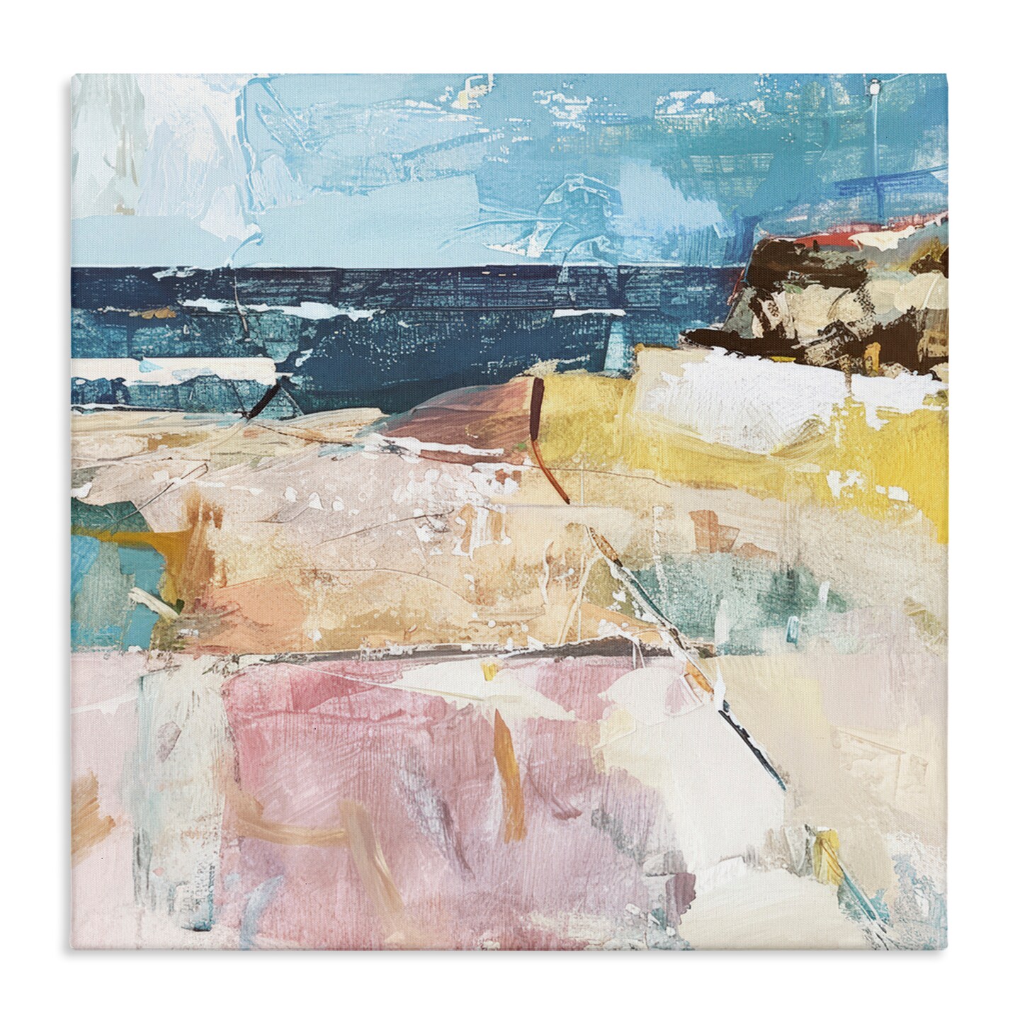 Stupell Industries Modern Echoes Of Light Canvas, design by Raymond Powers