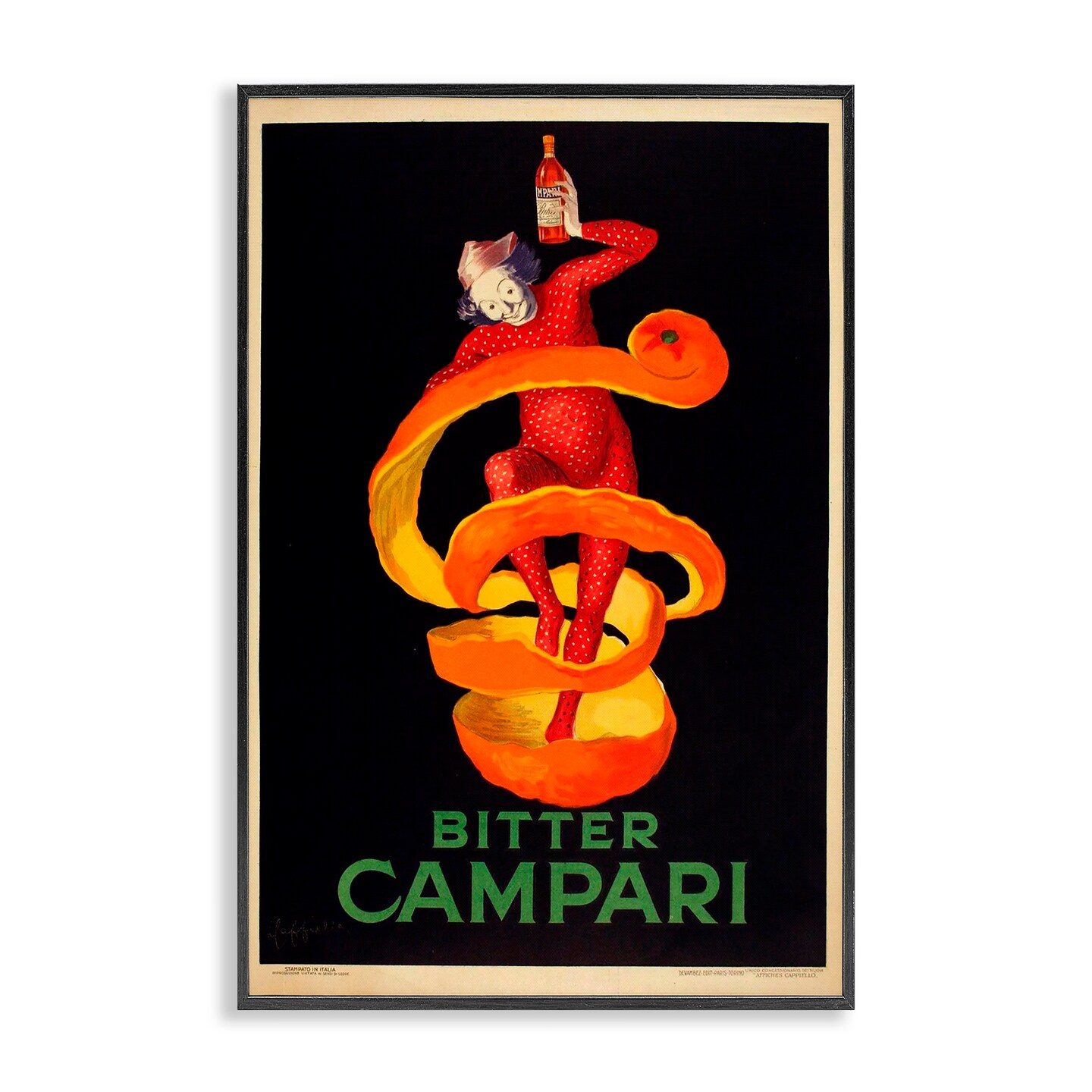 Stupell Industries Bitter Campari Advertisement Framed Giclee, design by Marcus Jules