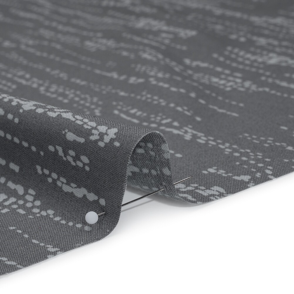 1 Yard Gray Grass Patch Printed Quilting Cotton Fabric