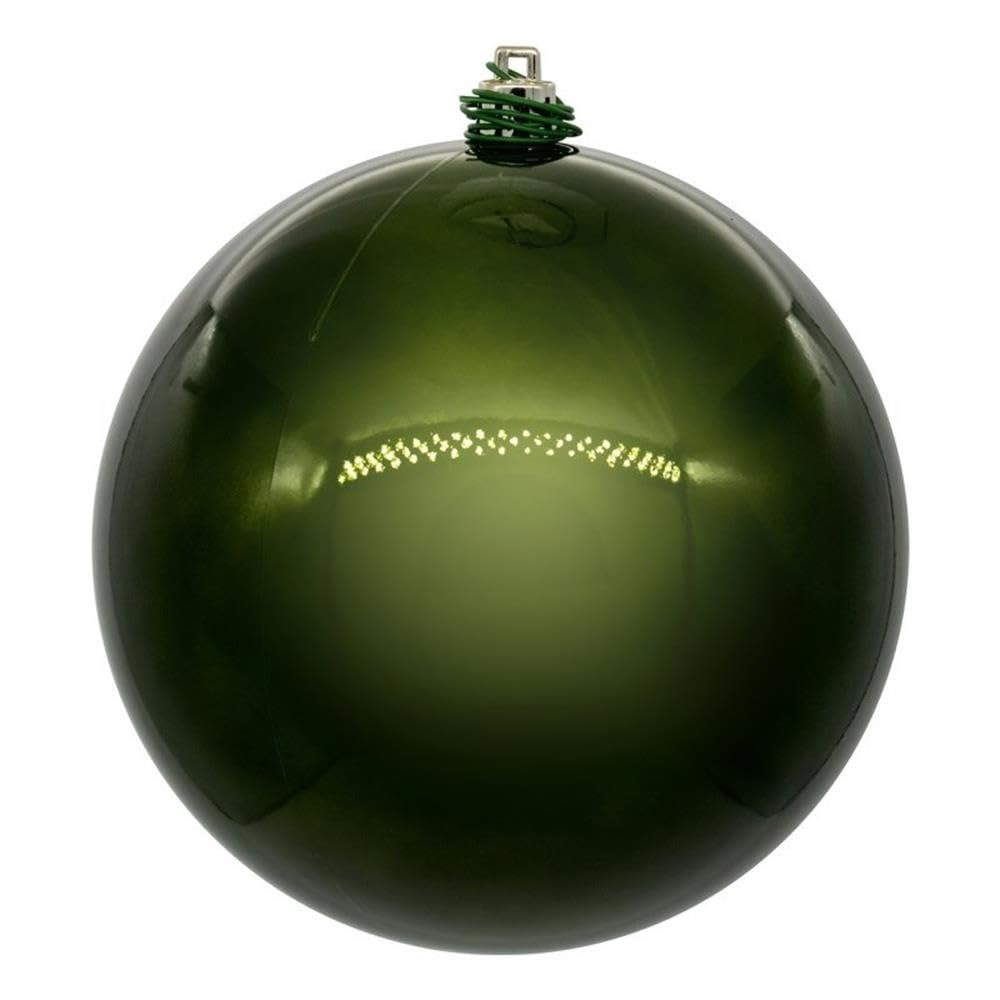 Vickerman 8" Juniper Pearl UV Drilled Ball Ornament 1 per bag.