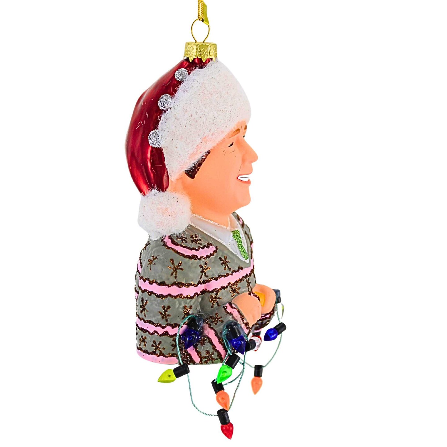 Cody Foster 4.5 Inch Chevy Christmas Tree Ornament , Christmas Decor Comedian Plastic Lights