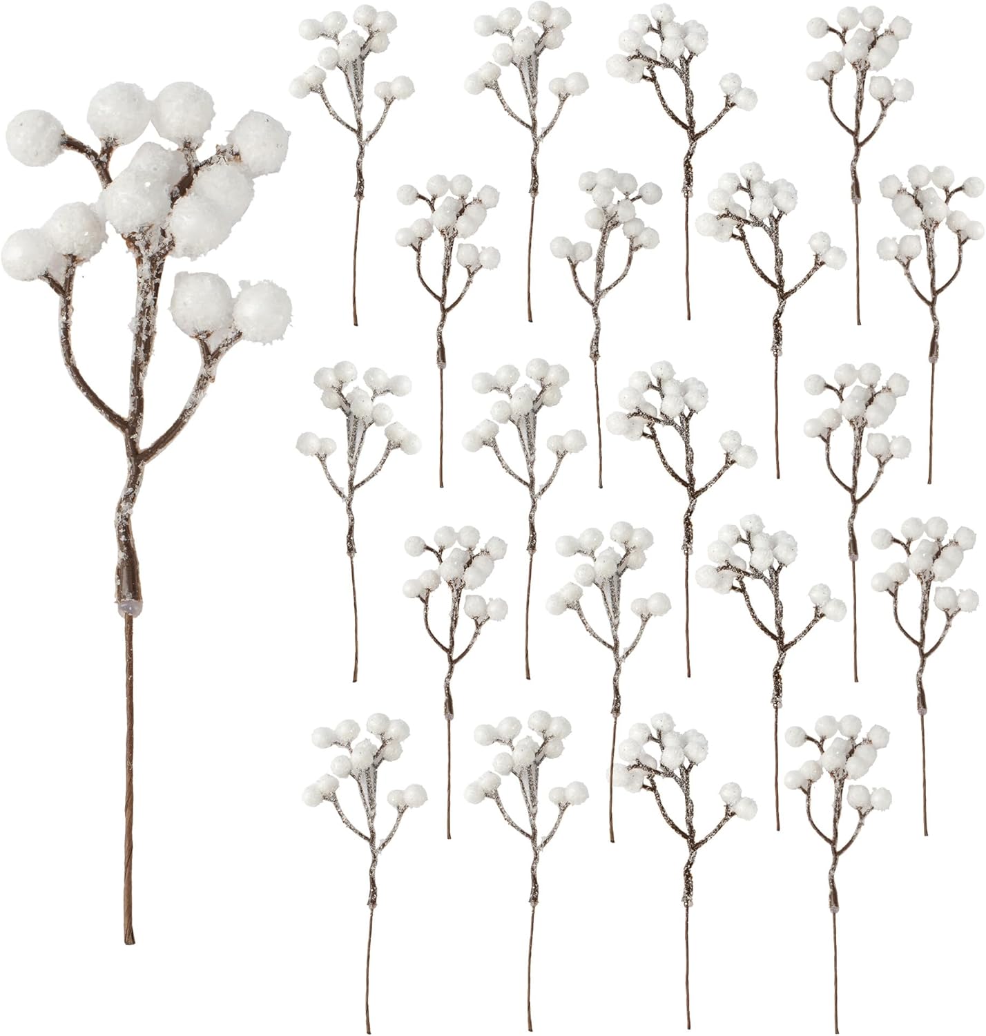 36 Pack Artificial Berry(White)