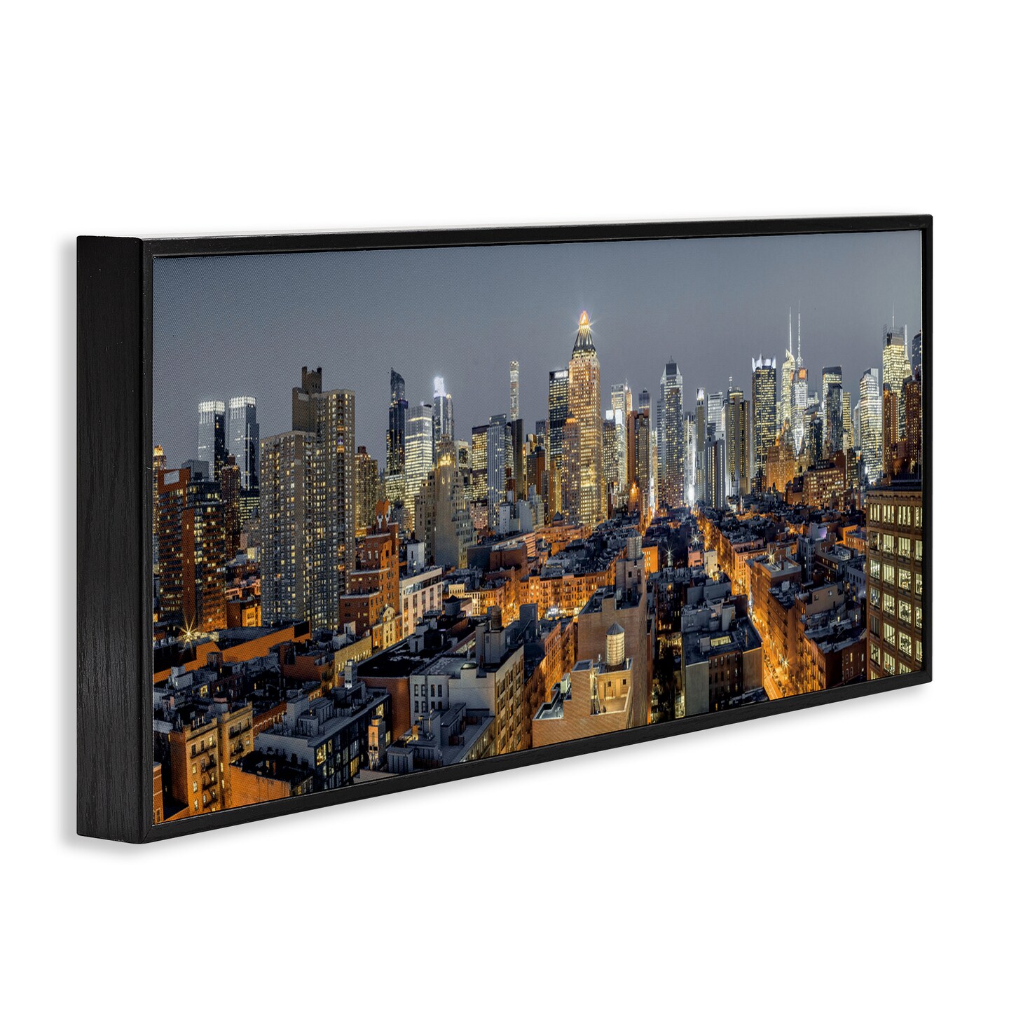 Stupell Industries Evening in New York City Framed Giclee, design by Assaf Frank